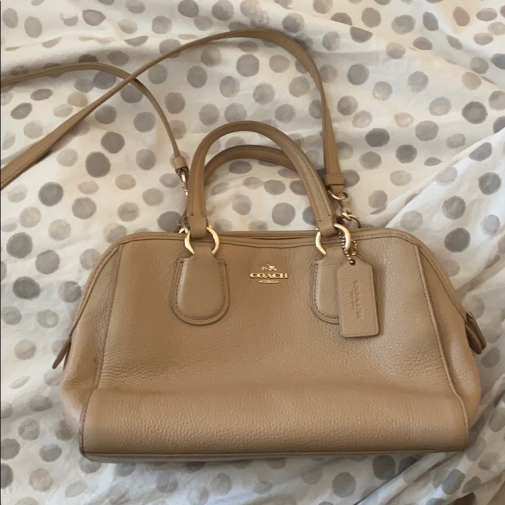 Tan/Beige Coach Purse